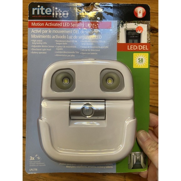Other - Rite Lite Motion Activated LED Security Light NEW Night